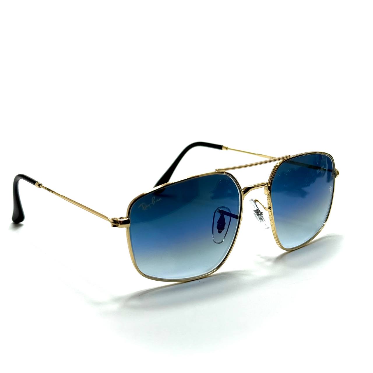 Ray-Ban RB Square – Gold / Blue Gradient