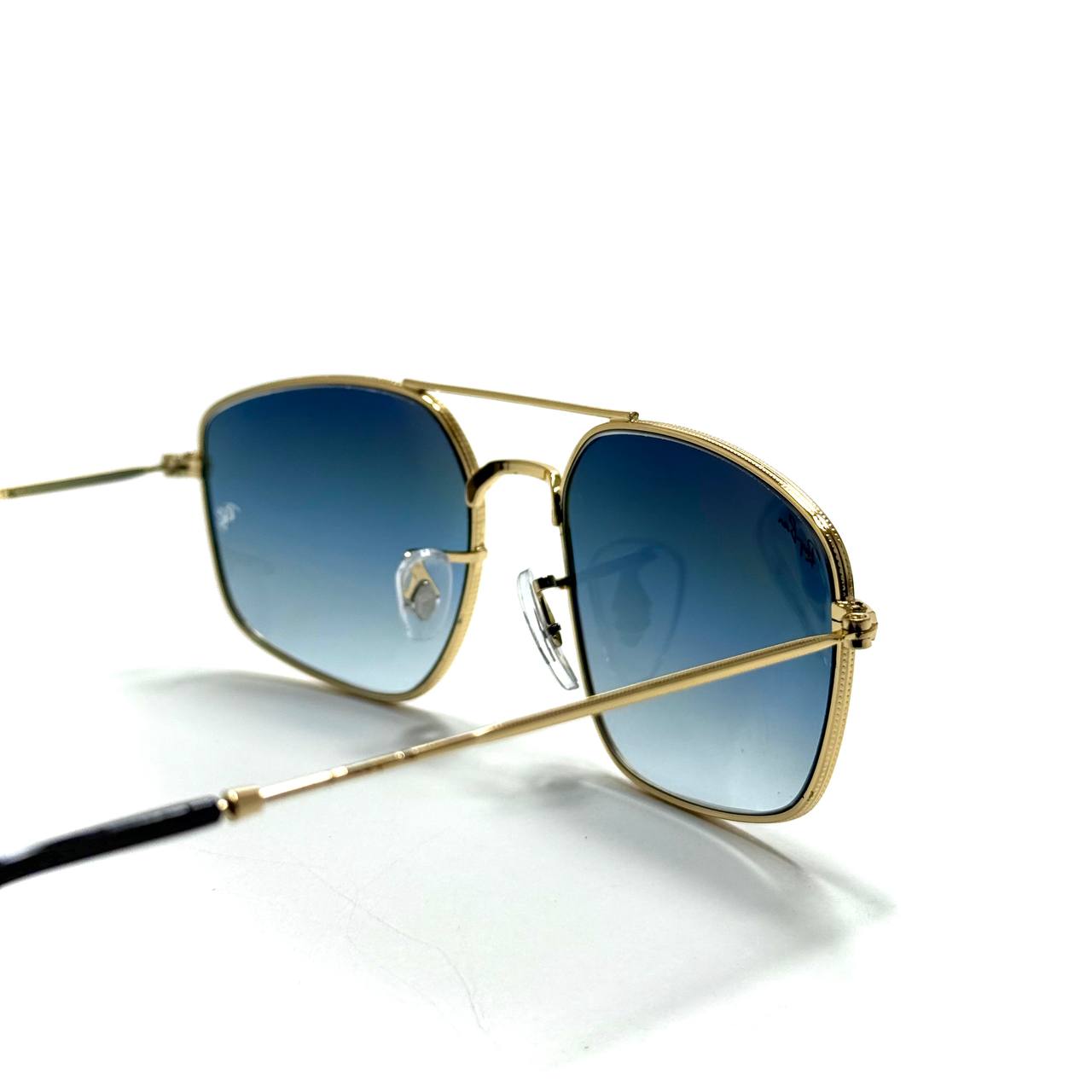 Ray-Ban RB Square – Gold / Blue Gradient