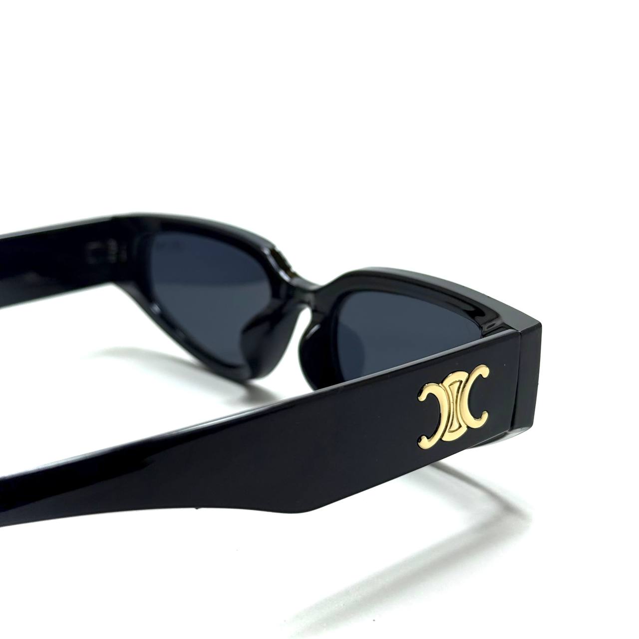 CELINE Triomphe Cat-Eye – Black / Dark Grey