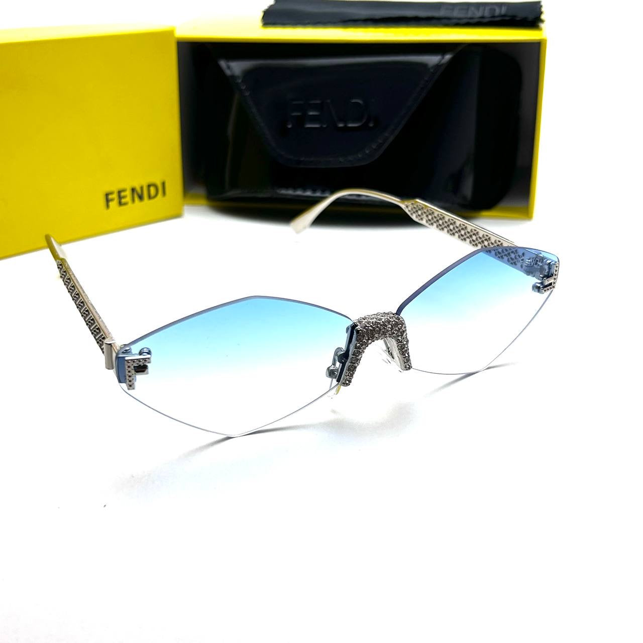 Fendi Crystal Wings – Blue Fade