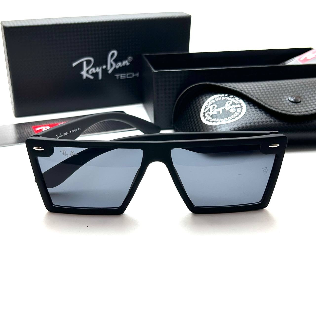 Ray-Ban Tech Flat Top – Black / Black