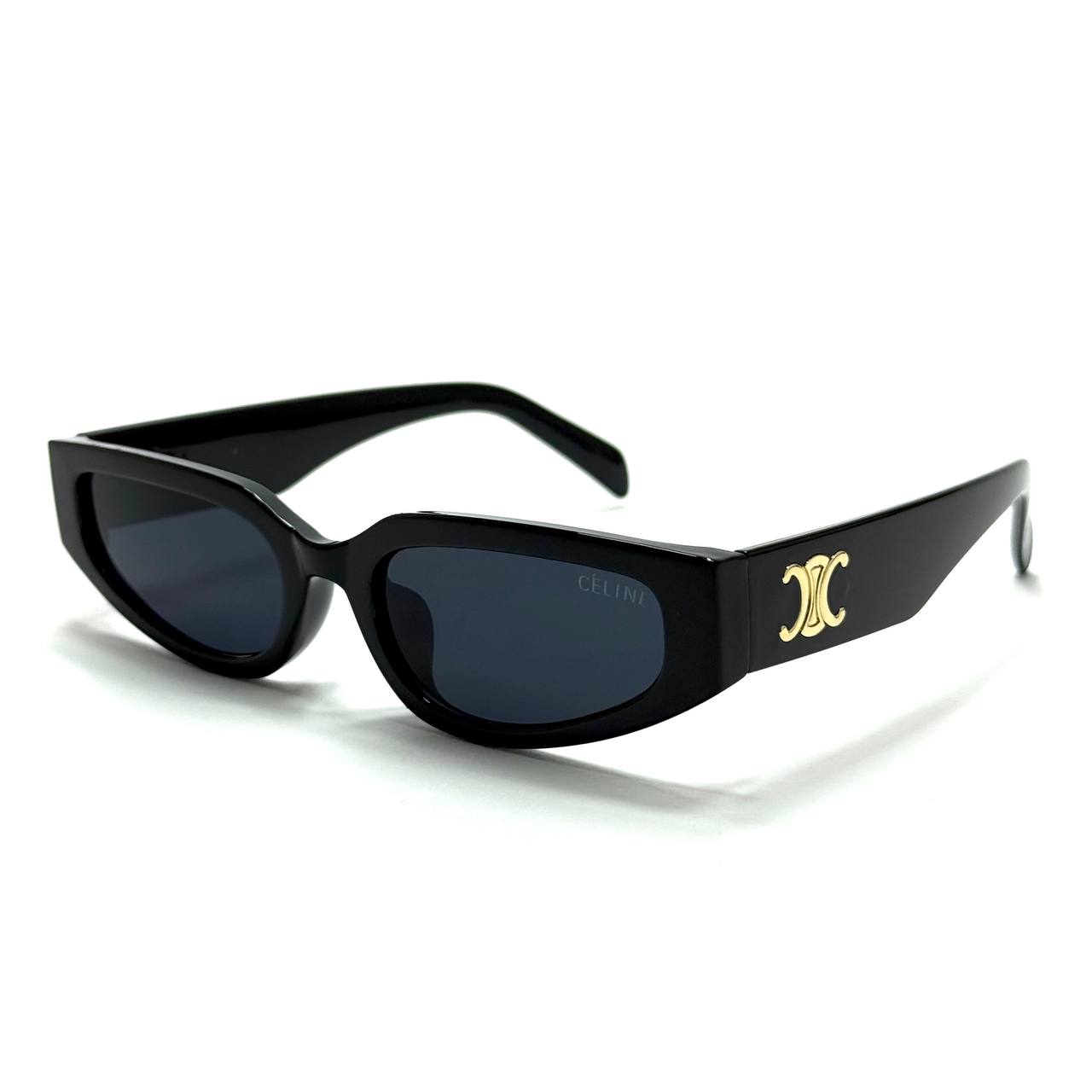 CELINE Triomphe Cat-Eye – Black / Dark Grey