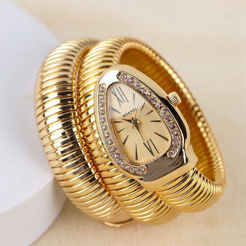 BVLGARI Serpenti Tubogas Watch – Full Gold