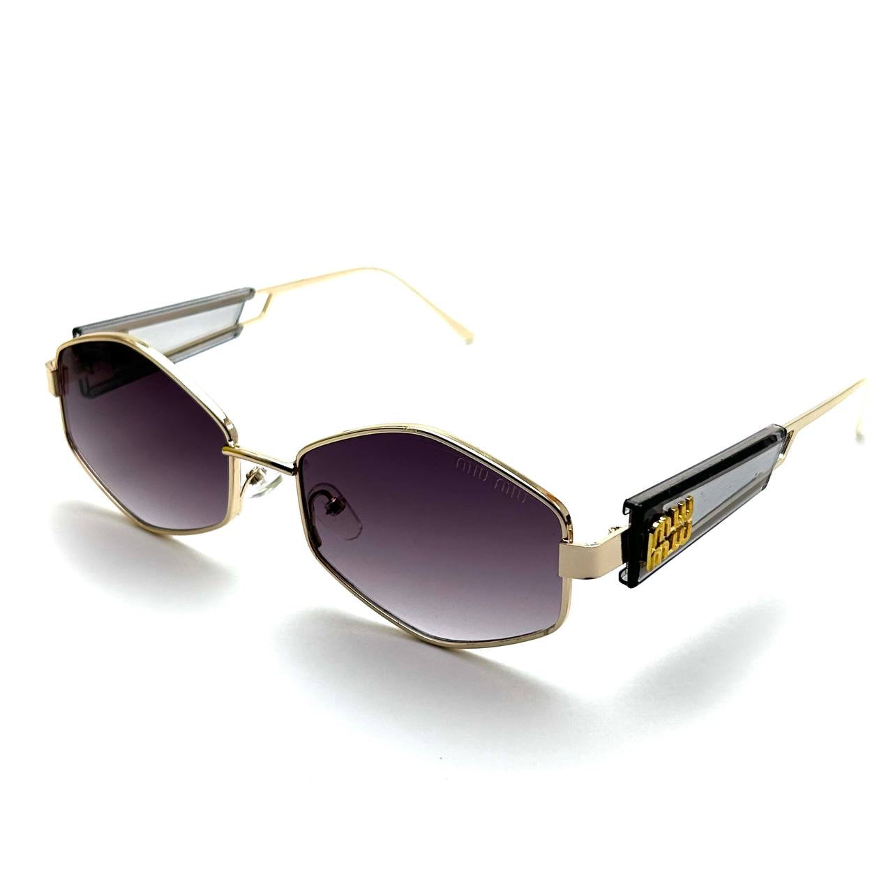 Miu Miu MU09WS – Gold & Violet Gradient