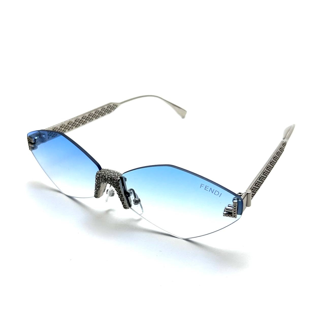 Fendi Crystal Wings – Blue Fade